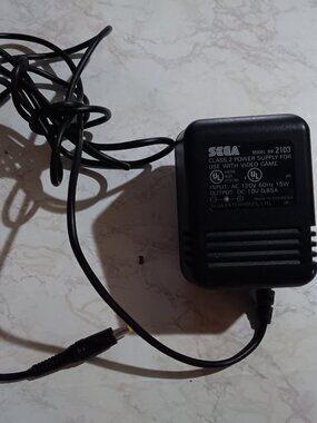Sega Genesis AC Adapter Cord Official MK-2103 Power Cable